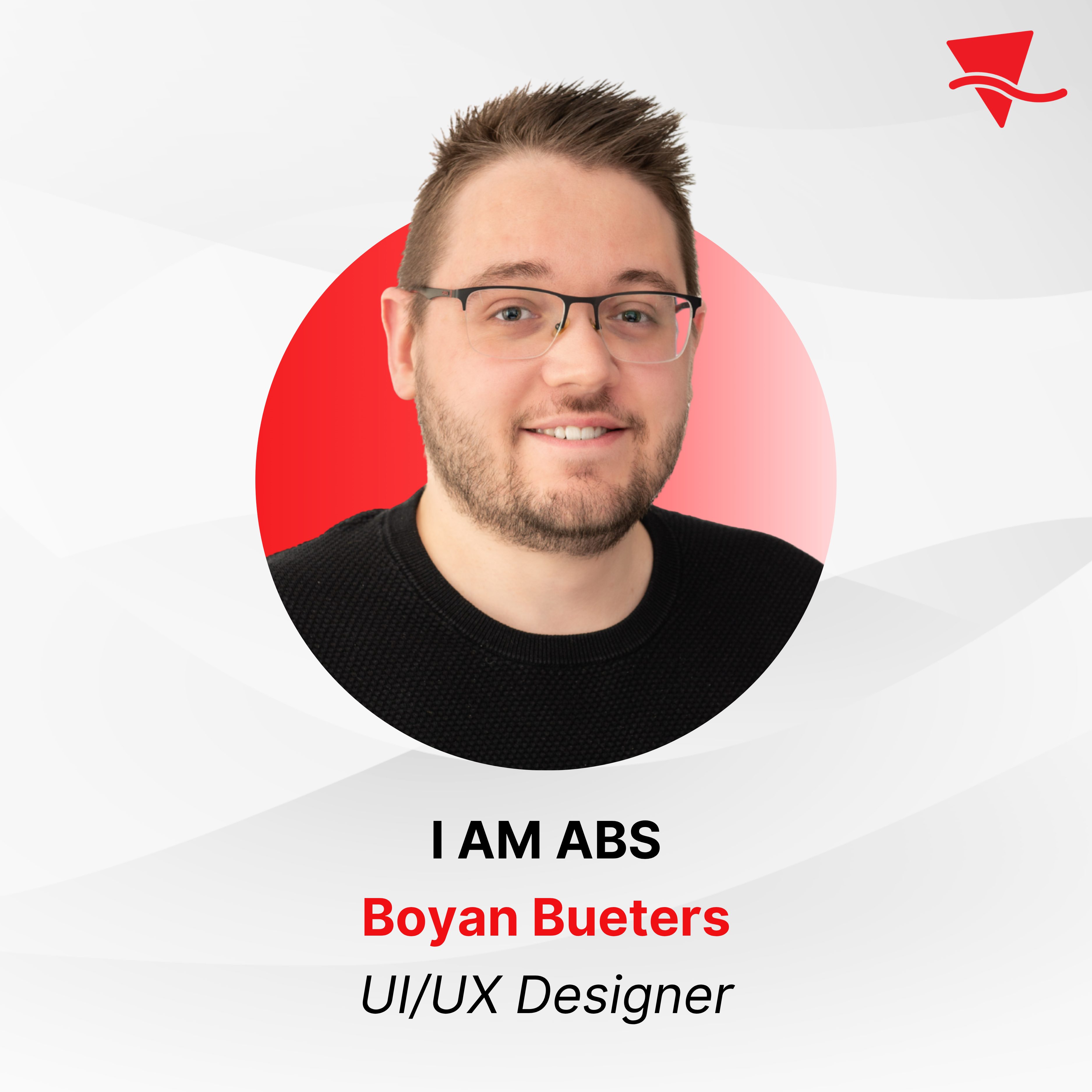 Portrait of Boyan Bueters, UI/UX Designer at ABS Laundry Business Solutions