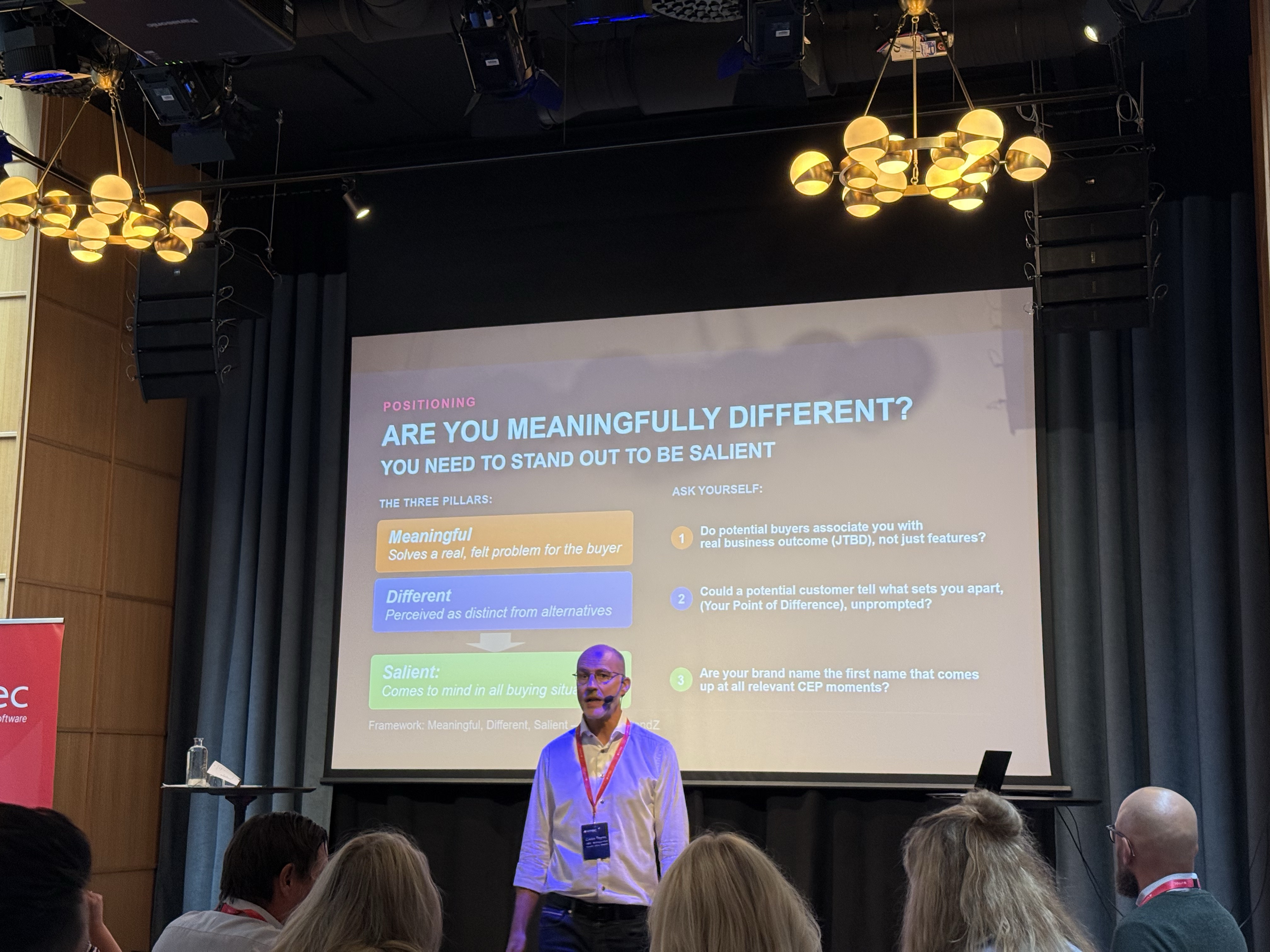Marketing colleagues gathering at the Vitec Marketing Council in Stockholm